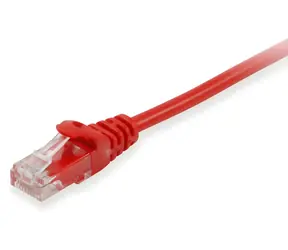 Equip Cat6a červená / Patch kabel / U/UTP / 15 m / RJ-45 / LSZH / PoE+