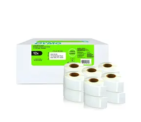 Dymo papírové štítky 54x25mm / bílé / pro zpáteční adresu / 12x1000 ks