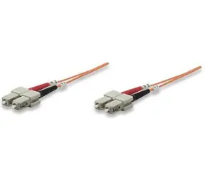 Intellinet optický patch kabel SC/SC oranžový / Optický patch kabel / SC/SC / Multimode OM1 / 1 m