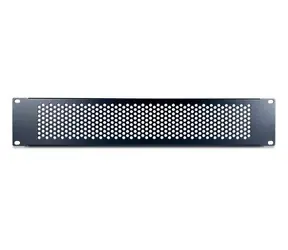 Inter-Tech Krycí panel 19" 2U / Krycí panel do racku / 482x89x11 mm / kov / černá RAL 9005