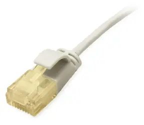 Equip SlimFlex šedá / Patch kabel / Cat6a U/UTP / 0,5 m / PoE+ / LSZH