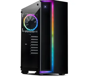 Inter-Tech S-3906 Renegade černá / Počítačová skříň / Tower / Tvrzené sklo / RGB / ATX, ITX, mATX