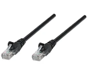 Intellinet černá / Patch kabel / Cat6a S/FTP / RJ45-RJ45 / 0,25 m / LSZH