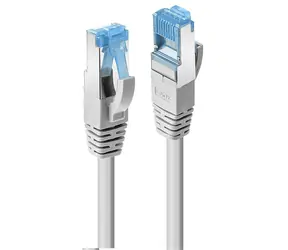 Lindy Patch kabel Cat6a šedá / Patch kabel / U/UTP / RJ-45 / 15 m / LSZH