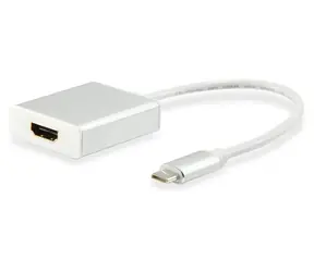 Equip Redukce USB-C - HDMI bílá / Redukce / USB-C / HDMI / 0,15 m / 4K 30Hz
