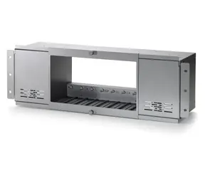 LevelOne POC-4001 / Rack skříň pro mediakonvertory / 19" 4U / 8 pozic / 2 ventilátory