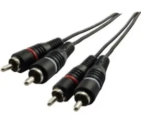 Schwaiger audio kabel 2x Cinch - 2x Cinch 5 m černá / Audio kabel / CINCH (RCA) / Propojovací