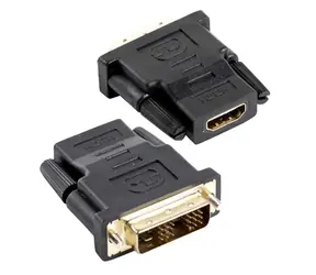 Techly IADAP-HDMI-651 černá / Redukce / HDMI na DVI-D 18+1 / Single Link / pozlacené konektory