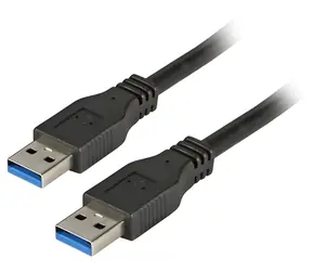 EFB černá / USB kabel A-A / USB 3.0 5 Gbit/s / 1,8 m