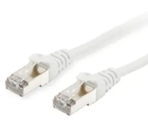 Equip Cat6A bílá / Patch kabel / S/FTP / RJ-45 / 0,15 m / LSZH / PoE+