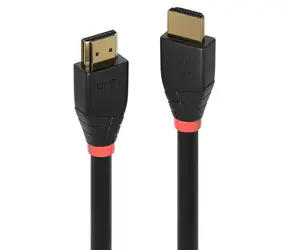 Lindy Aktivní černá / HDMI kabel / 25 m / HDMI 2.0 18G / 4K 60Hz / pozlacené konektory
