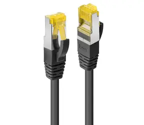 Lindy Cat7 S/FTP 5m černá / Patch kabel / LSZH / RJ-45 / 600 MHz