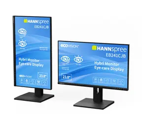 23,8" Hannspree EB241CJB černá / Monitor / TN / Full HD / 75Hz / HDMI+DP / USB-C