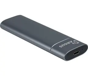 Inter-Tech GD-MS013 šedá / Externí box na disk M.2 / USB-C 3.2 Gen 2 / 10 Gbit/s