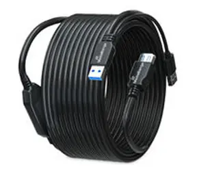MediaRange MRCS243 černá / Aktivní prodlužovací kabel USB / USB 3.2 Gen 1 / 10 m / 5 Gbps