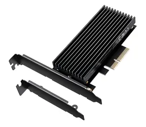 GrauGear G-M2PCI01 / Adaptér M.2 NVMe SSD / PCIe 4.0 x4 / Hliníkový chladič / Low profile