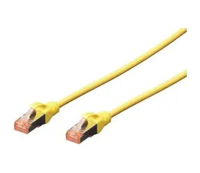 Digitus Cat6 S/FTP žlutá / Patch kabel / 1 m / RJ-45 / AWG 27/7 / LSZH