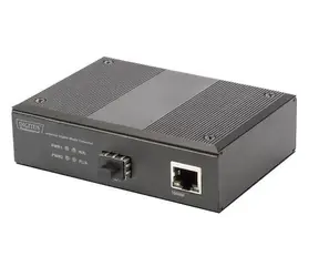 DIGITUS DN-652103-1 / Media konvertor / 10/100/1000Base-TX na 1000Base-FX / DIN lišta / IP40