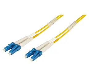 EFB / Optický patchkabel / LC/LC / OS2 9/125 / Duplex / 0,5 m / žlutý