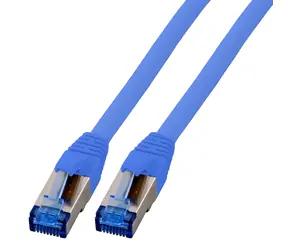 EFB Cat6a S/FTP superflex modrá / Patch kabel / 0,5 m / RJ-45 / 10 Gbit/s