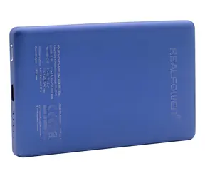 RealPower PB-5000 MAG Ultra Slim modrá / Powerbanka / 5000 mAh / MagSafe 15W / USB-C PD 20W