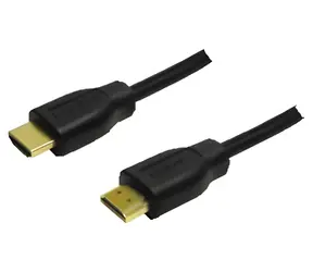 LogiLink černá / HDMI kabel / s Ethernetem / pozlacené konektory / 2 m