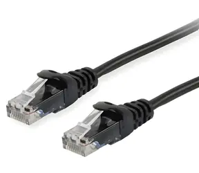 Equip Patch kabel Cat6 U/UTP černá / Patch kabel / RJ-45 / 3 m / CCA vodiče