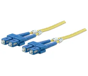 Intellinet žlutá / Optický kabel / SC/SC / Singlemode OS2 / Duplex / 5 m