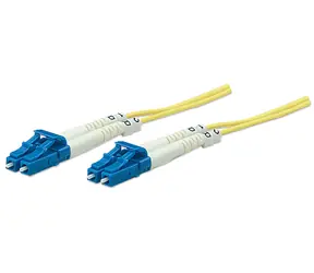 Intellinet žlutá / Optický kabel / LC/LC / Singlemode OS2 / Duplex / 3 m