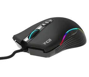 INCA IMG-GT15 černá / Drátová herní myš / RGB / 4800 DPI / 7 tlačítek / USB-A / 1,5 m