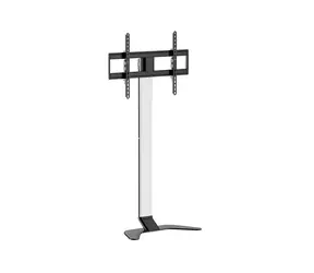 Equip 650614 stříbrná / Podlahový držák TV / 37"-86" / nosnost 45 kg / VESA 600x400