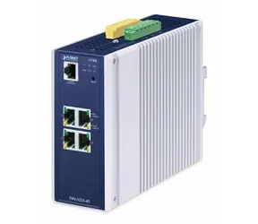 Planet Industrial L2+ TSN switch / Switch průmyslový / Managed / 4x Gigabit RJ-45 / DIN / IP30