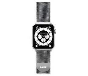 LAUT Steel LOOP stříbrná / Řemínek / pro Apple Watch 42 a 44 mm / nerezová ocel