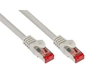 Good Connections Cat.6 S/FTP šedá / Patch kabel / RJ-45 / 250 MHz / 0,15 m