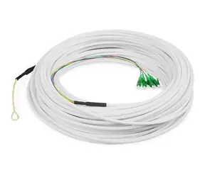 Digitus FTTH bílá / Optický kabel / LC/APC / Singlemode G.657.A2 / 4 vlákna / 30 m