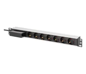 Digitus / PDU / 19" 1U / 7x zásuvka / 4000W / 16A