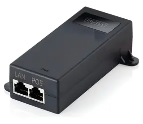 DIGITUS / PoE++ injektor / Gigabit Ethernet / 802.3bt / 60 W / RJ-45