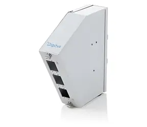 Digitus optický rozváděč na DIN lištu SC DX/LC Quad šedý / Optický rozváděč / 6 portů / lomený