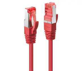 Lindy Cat6 S/FTP 0,3 m červená / Patch kabel / RJ-45 / 250 MHz
