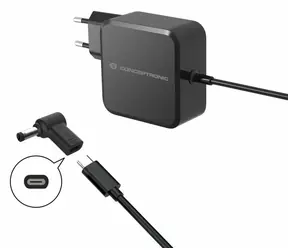 Conceptronic redukce USB-C PD pro Acer 5,5x1,7 mm černá / Redukce / 18-20 V / PD 3.0 / 100 W