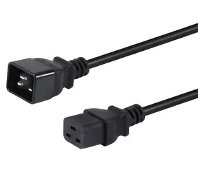 Equip C20-C19 černá / Napájecí kabel / 3 m / 250 V / 16 A