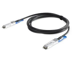 Digitus QSFP28 100G DAC 2m černý / Kabel / DAC / 100 Gbit/s / AWG 30 / QSFP28-QSFP28