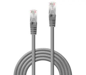 Lindy Cat5e F/UTP šedá / Patch kabel / RJ-45 / 2 m / 100 MHz