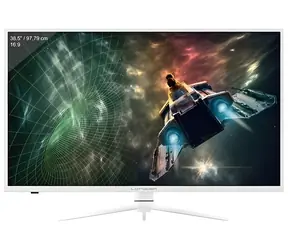38.5" LC-Power LC-M39-QHD-165-C bílá / Monitor / Curved / VA / QHD / 165Hz / 1ms / FreeSync
