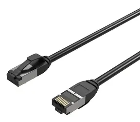 Shiverpeaks CAT8.1 U/FTP černá / Patch kabel / extra tenký / TPE plášť / 1,5 m