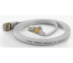 Wantec Patch kabel FTP Cat6a 3 m bílá / Patch kabel / FTP / Cat6a / 250 MHz / RJ-45