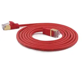 Wantec Cat7 S/FTP červená / Patch kabel / 0,2 m / RJ-45