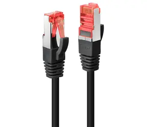 Lindy Cat6 S/FTP 10m černá / Patch kabel / RJ-45 / 250 MHz