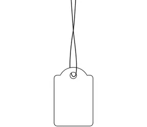Herma Závěsné etikety s poutkem 15x24 mm bílé / Etikety / 1000 ks