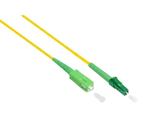 Good Connections OS2 LC/SC žlutá 10 m / Optický patch kabel / Simplex / SM 9/125 µm / LSZH